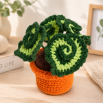 Red Bellflowers Coaster Pot Crochet PDF Pattern, Flower Pot and Cup Coaster Pattern, Floral Crochet Home Decor DIY - Image 5