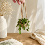 Crochet Hanging Plant Pattern PDF, Boho Plant Hanger DIY, Indoor Hanging Planter Pot Cover, Macrame Plant Hanger, Instant Download - Image 5
