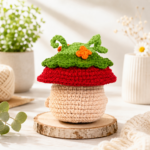 Forest Mushroom Crochet Pattern PDF, Woodland Amigurumi Mushroom, Cute Cottagecore Plush, Instant Download - Image 5