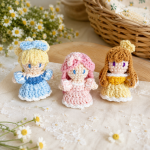 Crochet Princess Doll Pattern PDF | Amigurumi Princess Doll Crochet Pattern, Cute Baby Girl Toy, Handmade Gift, Digital Download