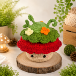 Forest Mushroom Crochet Pattern PDF, Woodland Amigurumi Mushroom, Cute Cottagecore Plush, Instant Download - Image 3
