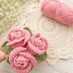 Rose Bouquet Amigurumi Crochet Pattern PDF, Crochet Flower Doll Pattern, Valentine Rose Plush Tutorial, Digital Download - Image 3