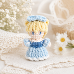 Crochet Princess Doll Pattern PDF | Amigurumi Princess Doll Crochet Pattern, Cute Baby Girl Toy, Handmade Gift, Digital Download - Image 2