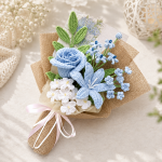 Crochet Flower Bouquet PDF Pattern, Rose Lily Crochet Pattern, Amigurumi Flower Bouquet, DIY Mother’s Day Gift