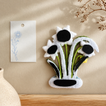 Crochet Flower Pattern PDF, Potted Plants Wall Decor, Floral Applique Crochet Pattern, DIY Handmade Home Decor - Image 11