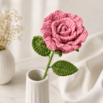 Crochet Rose Pattern PDF, Realistic Crochet Flower Tutorial, Amigurumi Rose Pattern, Handmade Flower Bouquet, Gift Decor - Image 7