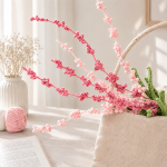 Pink Lavender Crochet Flower Pattern PDF, Crochet Bouquet Pattern, Handmade Yarn Flower DIY Gift, Amigurumi Floral Stem - Image 3