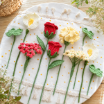 Crochet Flower Bouquet Pattern PDF, Calla Lily & Rose Crochet Pattern, DIY Handmade Floral Arrangement, Gift for Her - Image 3