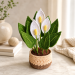 Crochet Plant Pattern Bundle PDF, Crochet Flower Pot Patterns, Amigurumi Houseplant Decor, English Crochet PDF - Image 7