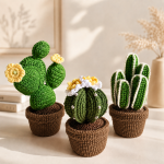 Crochet Cactus Pattern PDF, Amigurumi Cactus in Pot, Crochet Succulent Plant Pattern, Plant Decor Digital Download - Image 6