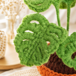 Monstera Deliciosa Crochet Pattern PDF, Potted Plant Amigurumi Pattern, Crochet Houseplant Digital Download - Image 4
