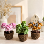 Crochet Cactus Pattern PDF, Amigurumi Cactus in Pot, Crochet Succulent Plant Pattern, Plant Decor Digital Download - Image 5