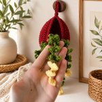 Crochet Mistletoe Pattern PDF, Christmas Hanging Plant Crochet Pattern, Holiday Wall Decor, DIY Amigurumi PDF - Image 2