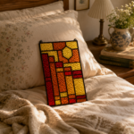 Wonder Book Stained Glass Pattern | Geometric Suncatcher Template | Modern Tiffany Glass Window Hanging | SVG PNG PDF JPG Digital Download - Image 5