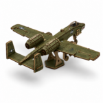 A-10 Thunderbolt II Warthog Laser Cut Files SVG | Military Aircraft Wooden Model | 3mm Wood DIY Airplane Blueprint | Ai DxF SvG PDf - Image 7