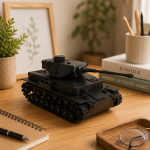 Panzer IV Tank 3D Laser Cut File | WWII German Tank Wooden Model Kit for Glowforge Xtool CNC | Svg Dxf Pdf - Image 2