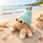 Sea Creature Amigurumi Crochet Pattern PDF, Octopus Squid Plush Toy Bundle, Ocean Animal Pattern, US Terms Digital Download - Image 3