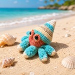 Sea Creature Amigurumi Crochet Pattern PDF, Octopus Squid Plush Toy Bundle, Ocean Animal Pattern, US Terms Digital Download - Image 4