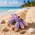 Sea Creature Amigurumi Crochet Pattern PDF, Octopus Squid Plush Toy Bundle, Ocean Animal Pattern, US Terms Digital Download - Image 5