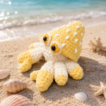 Sea Creature Amigurumi Crochet Pattern PDF, Octopus Squid Plush Toy Bundle, Ocean Animal Pattern, US Terms Digital Download - Image 2