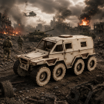 6x6 Military Truck 3D Laser Cut File | APC Armored Vehicle Wooden Model Kit for Glowforge Xtool CNC | Svg Dxf Pdf - Image 3