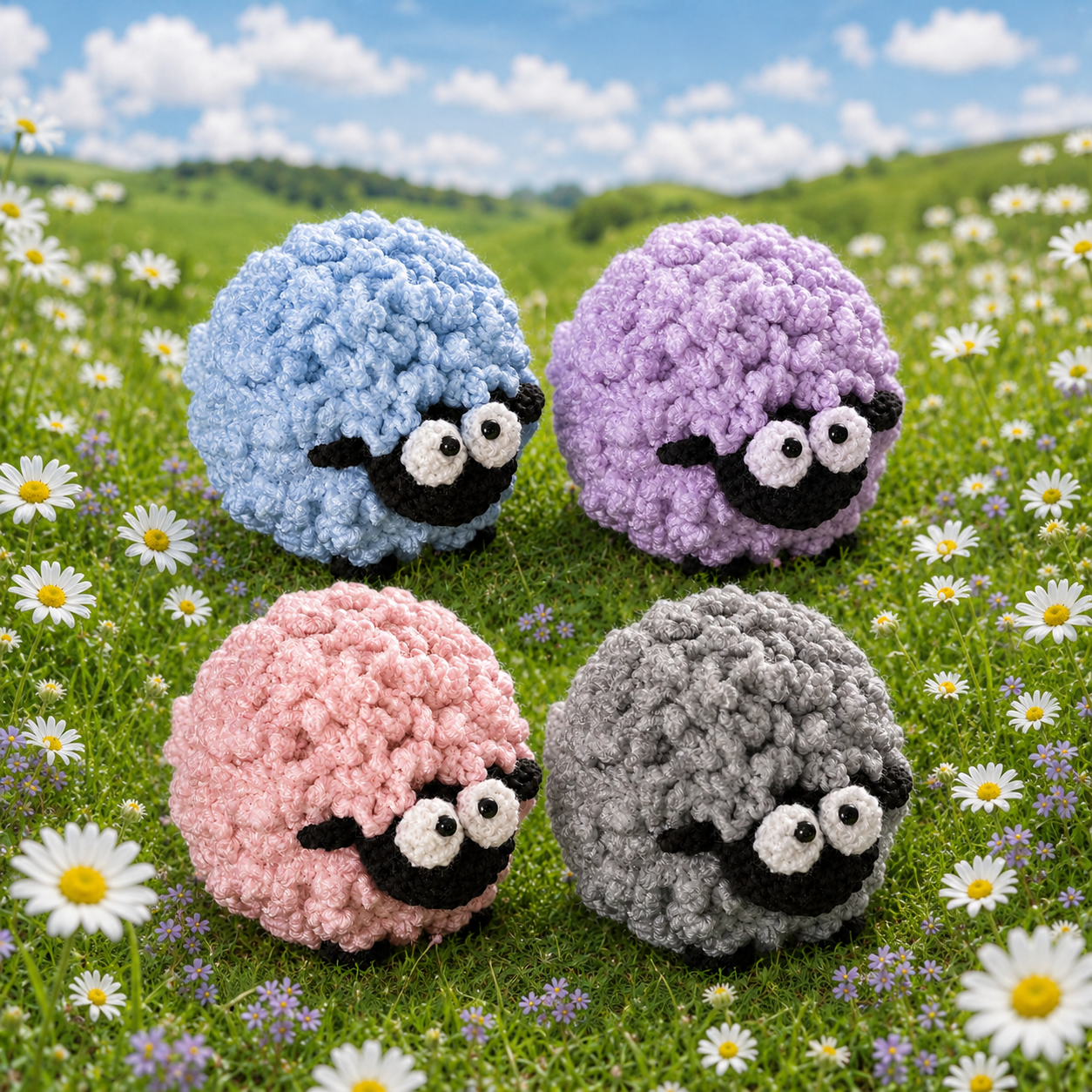 ChatGPT Image Jun 12, 2026, 07_14_21 PM Woolly Sheep Crochet Pattern PDF, Cute Farm Animal Amigurumi Plush Toy, Baby Nursery Crochet Pattern, Digital Download - Image 1