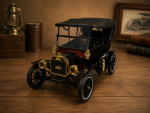 Vintage Ford Model T Papercraft Template, Printable Paper Car Model PDF, Classic Automobile DIY Craft Kit, Instant Digital Download, Vintage Vehicle Paper Sculpture - Image 5