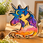 14x Princess Fairy Bundle 3D Multilayer Laser Cut Files | Fantasy Wooden Decor for Glowforge Xtool Cricut CNC | Svg Dxf Pdf Ai Lbrn - Image 10