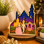 14x Princess Fairy Bundle 3D Multilayer Laser Cut Files | Fantasy Wooden Decor for Glowforge Xtool Cricut CNC | Svg Dxf Pdf Ai Lbrn - Image 4