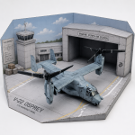 PaperCraft kit V-22 Osprey tiltrotor helicopter 3d paper model crafting kit PDF plans to print DIY paper craft template hobby puzzle decor - Image 4