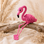 Fiona the Flamingo Crochet Pattern PDF, Pink Bird Amigurumi Plush Toy, Tropical Nursery Decor, Digital Download - Image 3