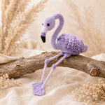 Fiona the Flamingo Crochet Pattern PDF, Pink Bird Amigurumi Plush Toy, Tropical Nursery Decor, Digital Download - Image 4