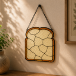 Sandwich Stained Glass Pattern SVG PNG PDF JPG, Bread Suncatcher Template, Kitchen Window Decor, Food Lover Glass Art, Digital Download - Image 4