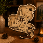 14x Princess Fairy Bundle 3D Multilayer Laser Cut Files | Fantasy Wooden Decor for Glowforge Xtool Cricut CNC | Svg Dxf Pdf Ai Lbrn - Image 2