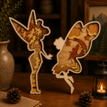 14x Princess Fairy Bundle 3D Multilayer Laser Cut Files | Fantasy Wooden Decor for Glowforge Xtool Cricut CNC | Svg Dxf Pdf Ai Lbrn - Image 6