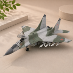 PaperCraft kit MiG-29 UB Fulcrum airplane 3d paper model crafting kit PDF plans to DIY paper craft template hobby puzzle decor - Image 2