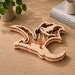 Dragon Fire 3D Multilayer Laser Cut File Bundle | Fantasy Wooden Engraved Decor for Glowforge CNC | SVG DXF AI PDF Download - Image 3