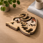 Knight Dragon 3D Multilayer Laser Cut File | Fantasy Wooden Decor for Glowforge Xtool Cricut CNC | Svg Dxf Ai Pdf - Image 3