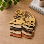 Knight Dragon 3D Multilayer Laser Cut File | Fantasy Wooden Decor for Glowforge Xtool Cricut CNC | Svg Dxf Ai Pdf - Image 4