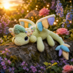 Celestial Air Dragon Amigurumi Crochet Pattern, Fantasy Dragon Plush PDF, US Terms Digital Download - Image 4
