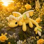 Celestial Air Dragon Amigurumi Crochet Pattern, Fantasy Dragon Plush PDF, US Terms Digital Download - Image 3