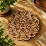7x Lotus Flower Mandala Bundle 3D Multilayer Laser Cut File | Wooden Mandala Decor for Glowforge Xtool Cricut CNC | Svg Dxf Ai - Image 6