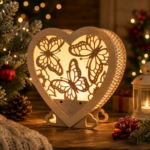 85+ Lantern Bundle Christmas 3D Laser Cut File | Wooden Tealight Candle Holder Night Lamp for Glowforge Xtool CNC | SVG DXF - Image 5