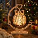 85+ Lantern Bundle Christmas 3D Laser Cut File | Wooden Tealight Candle Holder Night Lamp for Glowforge Xtool CNC | SVG DXF - Image 6