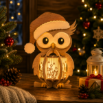 85+ Lantern Bundle Christmas 3D Laser Cut File | Wooden Tealight Candle Holder Night Lamp for Glowforge Xtool CNC | SVG DXF - Image 9