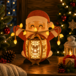 85+ Lantern Bundle Christmas 3D Laser Cut File | Wooden Tealight Candle Holder Night Lamp for Glowforge Xtool CNC | SVG DXF - Image 2