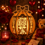 Lantern Bundle Pack 8 Valentine Love Theme Laser Cut File | Tealight Candle Holder Night Lamp Glowforge Xtool CNC | SVG DXF - Image 7