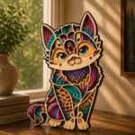 9x Animal Mandala Bundle 3D Multilayer Laser Cut File | Wooden Animal Wall Decor for Glowforge Xtool CNC | Svg Dxf Ai Lbrn - Image 8
