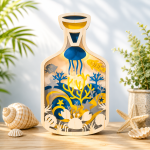 7x Ocean Bottle Ship Bundle 3D Multilayer Laser Cut File | Wooden Sea Decor for Glowforge Xtool Cricut CNC | Svg Dxf - Image 3