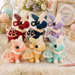 Ruby Blossom Dragon Crochet Pattern PDF, Cute Fantasy Dragon Amigurumi Plush Toy, Floral Dragon Pattern, Digital Download